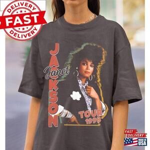 Janet Jackson Tour  T-Shirt 90S T Unisex
